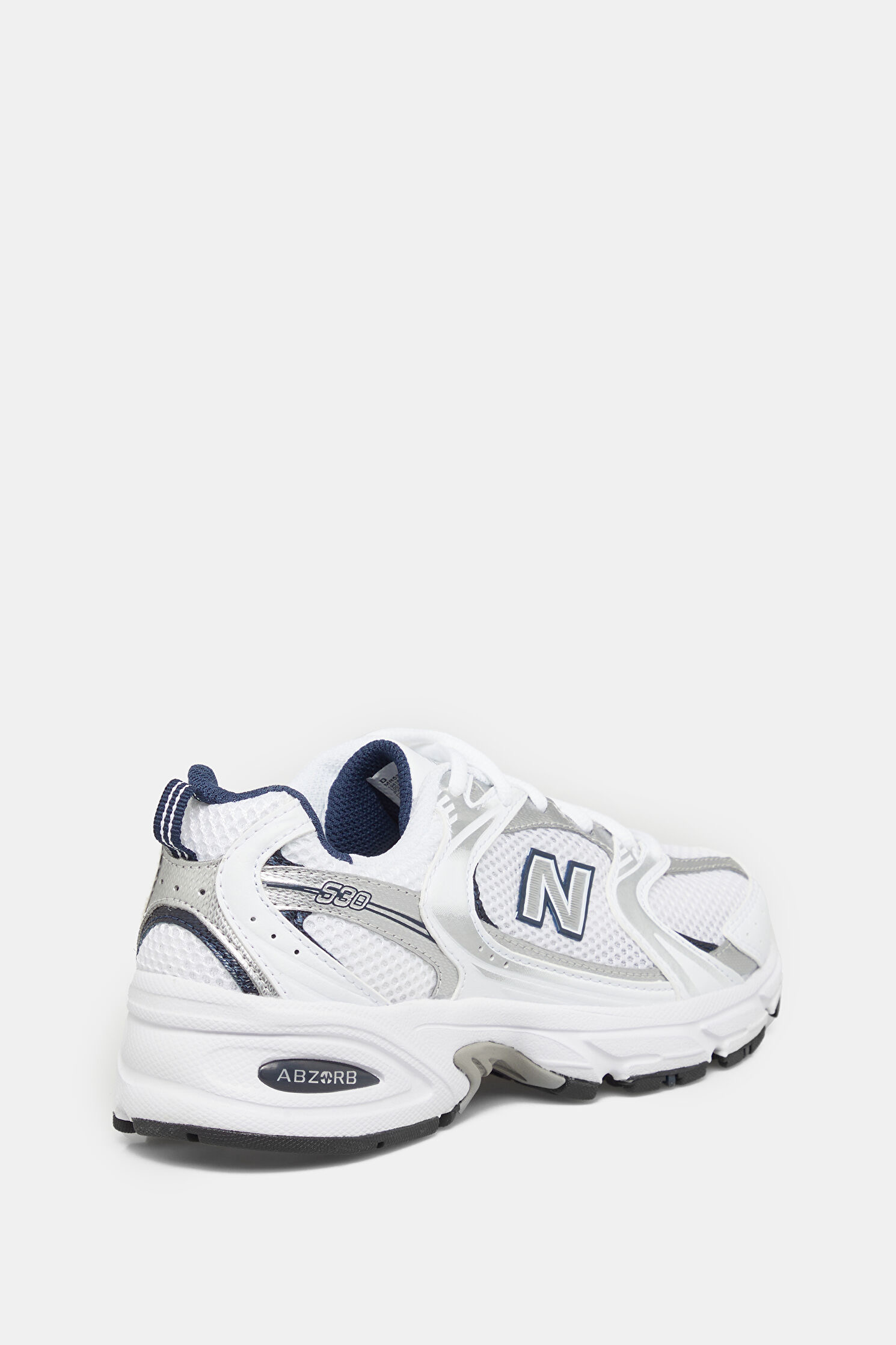 New Balance 530 White Silver Navy
